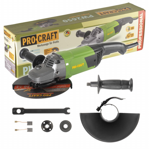 Úhlová bruska Procraft PW2650 (PW2600), 230mm | PW2650